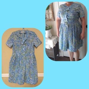 Vintage 70s Plus Size Dress